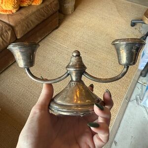 Elegant Silver Candelabra